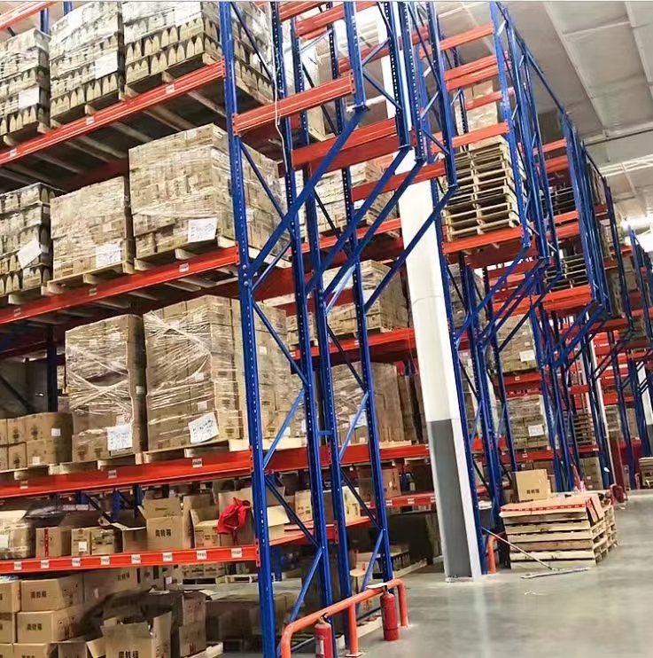 heavy duty rack with crash barrier