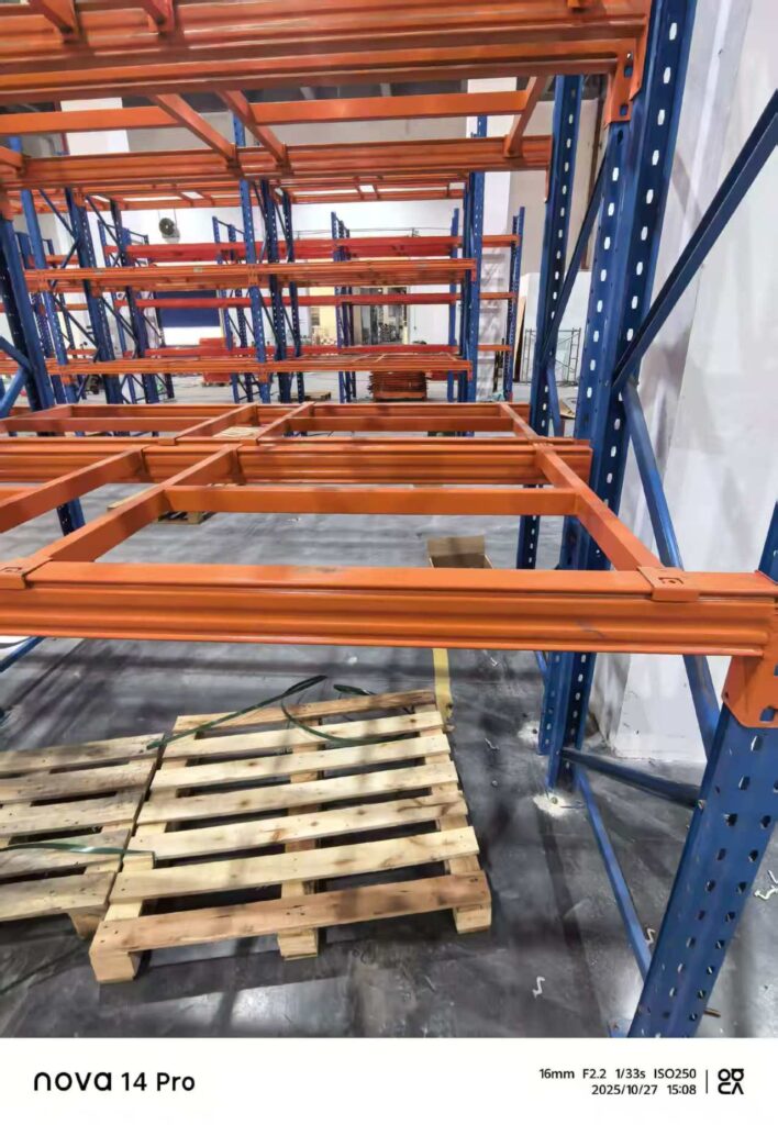 heavy duty rack with 工 shape cross beam