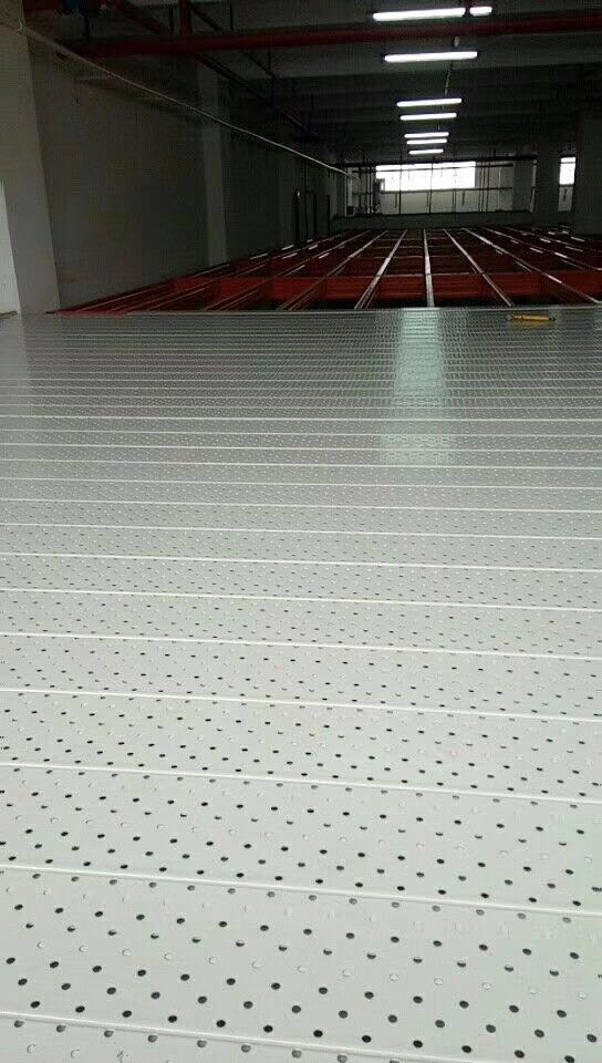 mezzanine style shelf